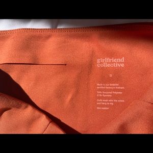 Girlfriend Collective Compressive High Rise 7/8 Leggings Size S Toasted Apricot